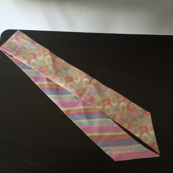 Pastel Coach Neck Tie - Picture 2 of 2